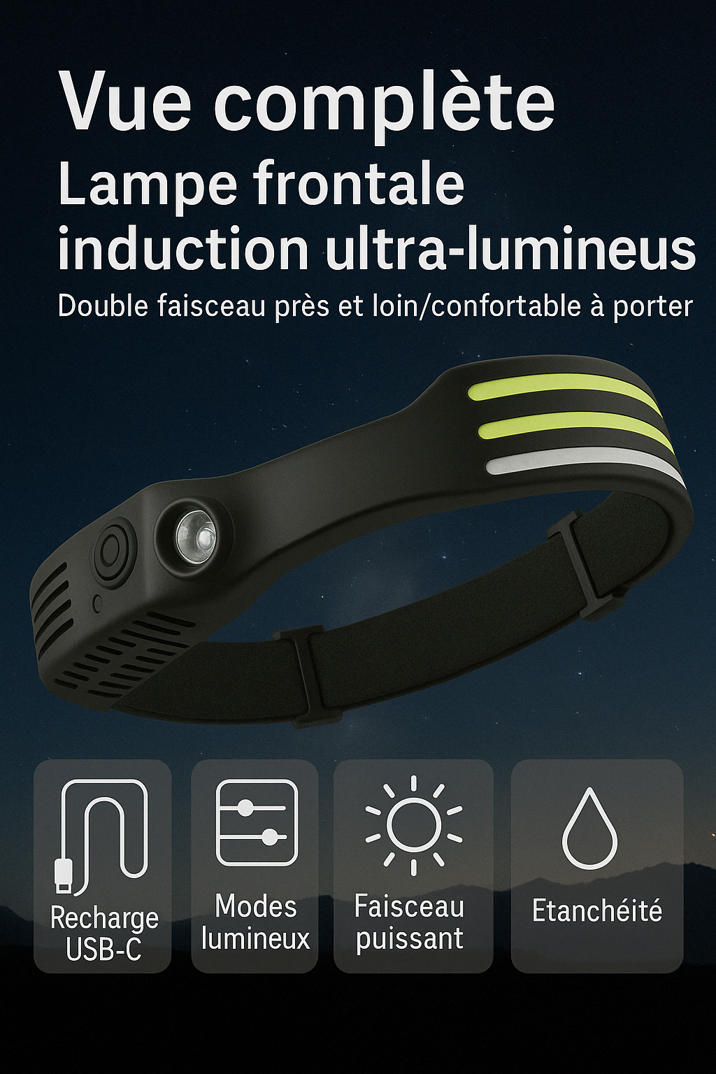 Lampe Frontale LED